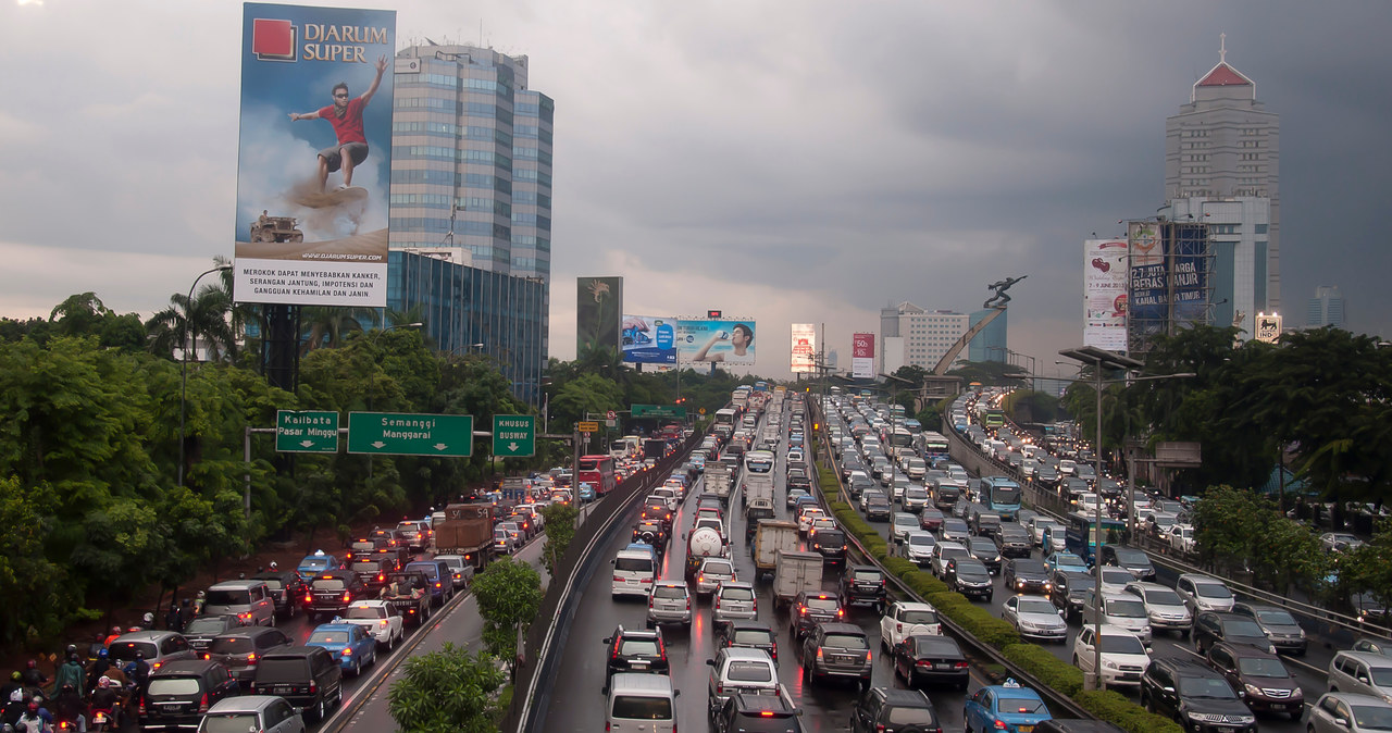 Korek w Dżakarcie. Indonezja /123RF/PICSEL