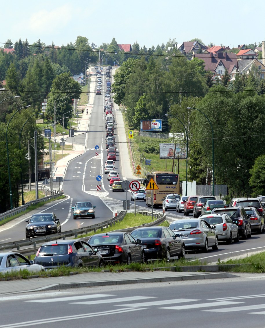 Korki na zakopiance /Grzegorz Momot /PAP