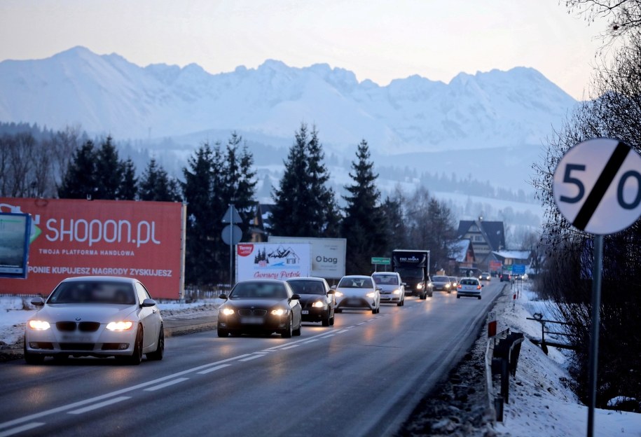 Korki na zakopiance / 	Grzegorz Momot    /PAP