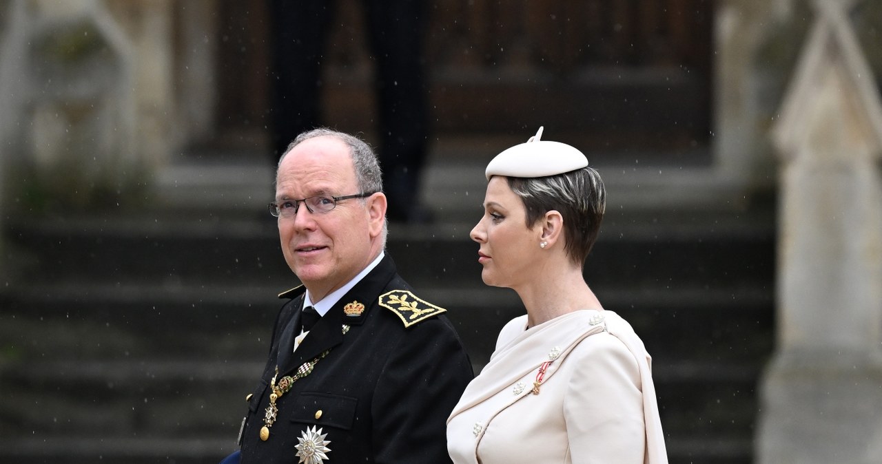 Koronacja Karola III: książę Monaco i księżna Charlene /WPA Pool / Pool /Getty Images