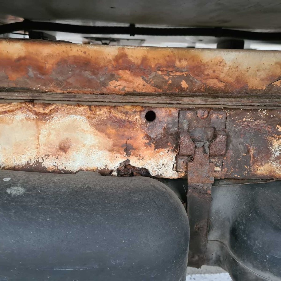 Korozja ramy /Policja Lublin /Policja