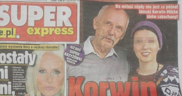 Korwin-Mikke ożenił się! /Super Express