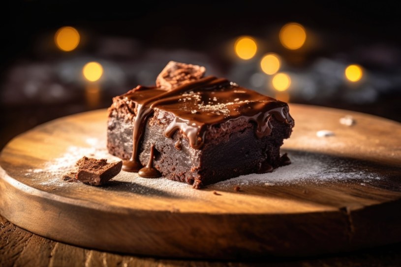 Korzenne brownie z pierniczkami – sylwestrowy rarytas z posmakiem świąt