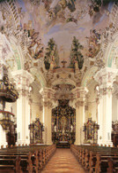 Kościół św. Piotra i Pawła w Steinhausen, zbudowany przez Dominikusa Zimmermanna, ozdobiony fre /Encyklopedia Internautica