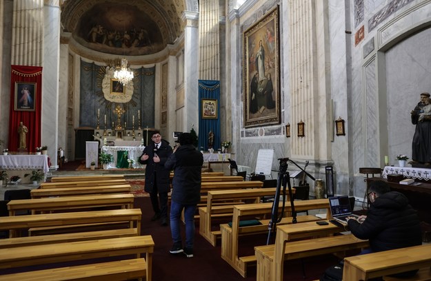 Kościół, w którym doszło do ataku /ERDEM SAHIN /PAP/EPA