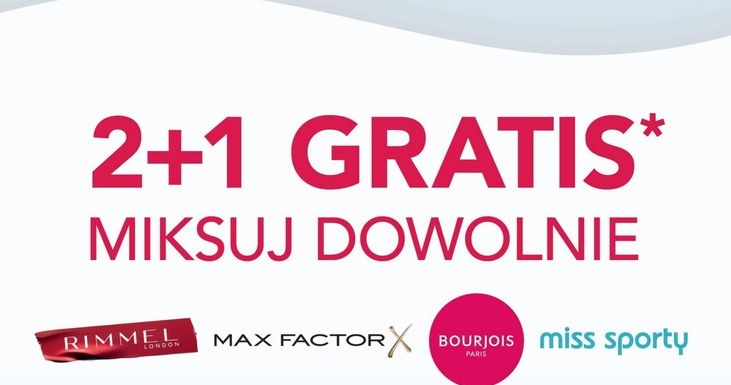 Kosmetyki do makijażu 2+1 gratis! /Rossmann /INTERIA.PL