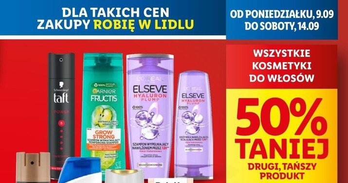 Kosmetyki do włosów taniej w Lidlu! /Lidl /INTERIA.PL