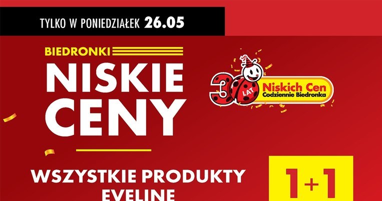 Kosmetyki Eveline 1+1 gratis w Biedronce /Biedronka /INTERIA.PL