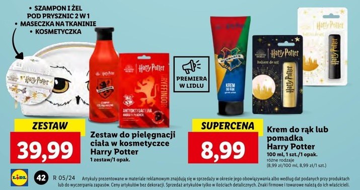 Kosmetyki Harry Potter w Lidlu! /Lidl /INTERIA.PL