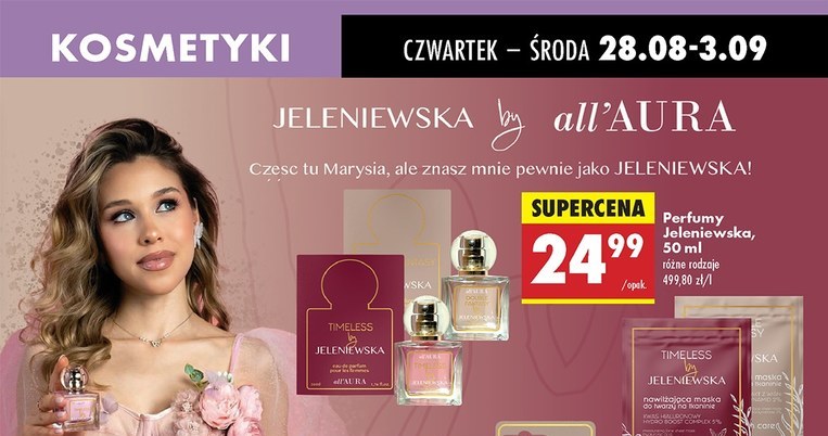 Kosmetyki Jeleniewskiej w Biedronce - limitowana kolekcja już dostępna! /Biedronka