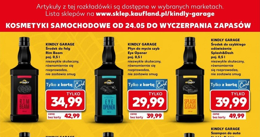 Kosmetyki samochodowe w Kauflandzie /Kaufland /INTERIA.PL