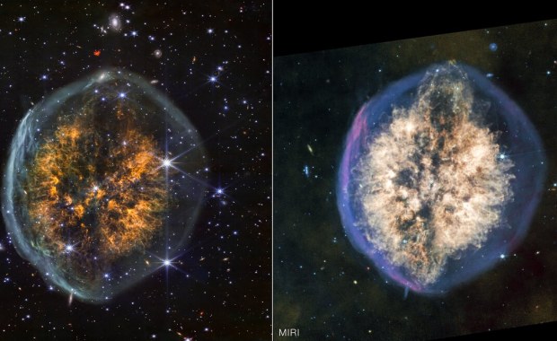 Kosmiczna "czaszka" w obiektywie Teleskopu Jamesa Webba