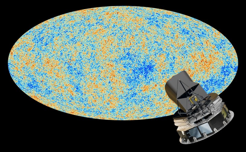 Kosmiczny Teleskop Planck na tropie mikrofalowego promieniowania tła /materiały prasowe