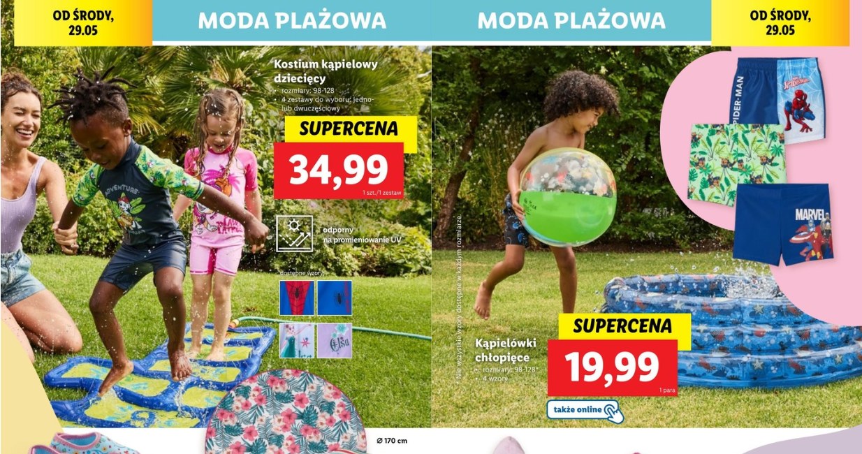 Kostiumy kąpielowe i nie tylko dla dzieci! /Lidl /INTERIA.PL