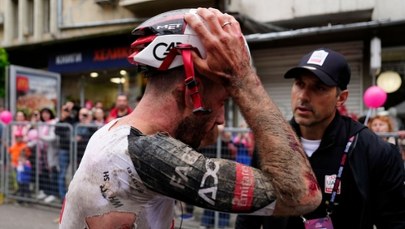 Koszmarna kraksa na Giro d'Italia. Poważne obrażenia kolarzy