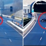 Koszmarna nieodpowiedzialność na ekspresówce. Policja pokazała nagranie