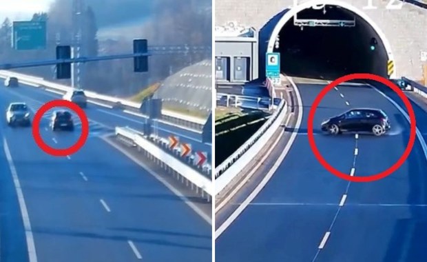 Koszmarna nieodpowiedzialność na ekspresówce. Policja pokazała nagranie