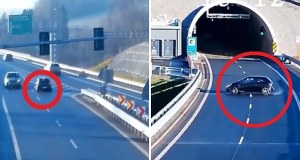 Koszmarna nieodpowiedzialność na ekspresówce. Policja pokazała nagranie