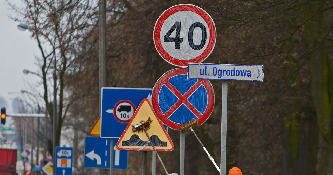 Koszt ustawienia jednego znaku nie jest przesadnie duży. Problem w tym, że znaków na polskich drogach są ogromne ilości /Marek Maliszewski  /Reporter