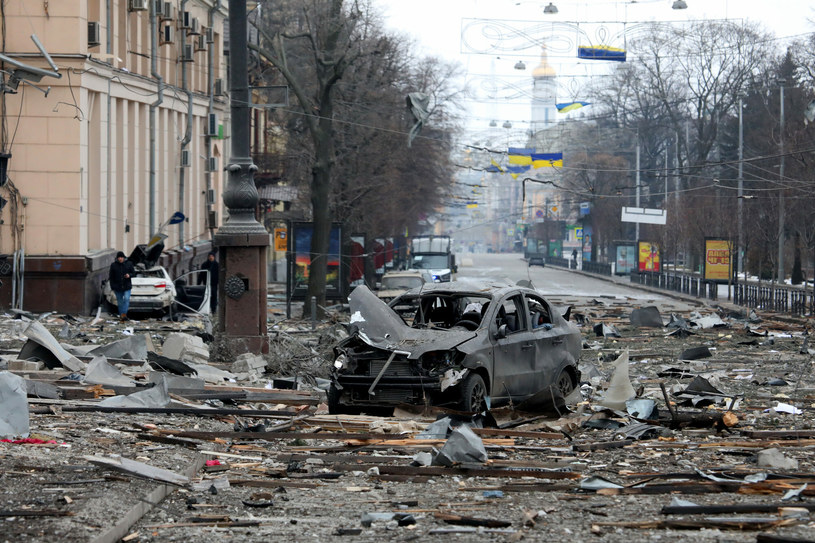 Koszty odbudowy zniszczonej w Ukrainie infrastruktury to 10 miliardów dolarów /Vyacheslav Madiyevskyy /East News