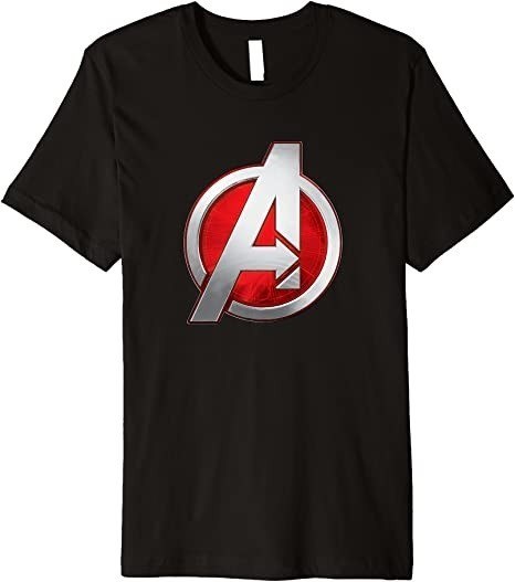 Koszulka z nowym logo Avengers / amazon.com /Amazon.com /Facebook