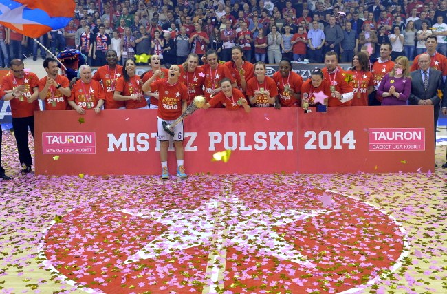 Koszykarki Wisły Can Pack Kraków /Jacek Bednarczyk /PAP