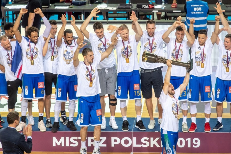 Koszykarze Anwilu Włocławek /Tytus Żmijewski /PAP