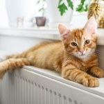 Kot śpi na kaloryferze - czy to bezpieczne? Co mówią o tym zachowaniu weterynarze i badania
