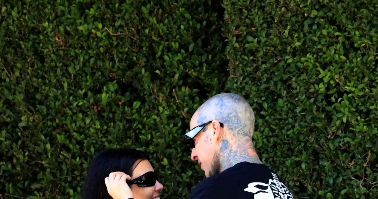 Kourtney Kardashian i Travis Barker /BACKGRID /Agencja FORUM