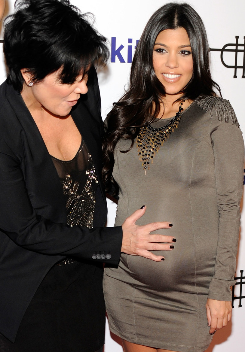 Kourtney Kardashian musiała walczyć z matką na sali porodowej /Frazer Harrison /Getty Images