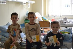Koziołek Matołek zawitał do Wojewódzkiego Szpitala Dziecięcego w Toruniu