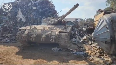 Kradzież czołgu z bazy wojskowej. Maszynę znaleziono na skupie złomu