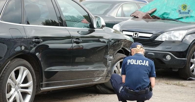 Kradzione, uszkodzone Audi /Informacja prasowa