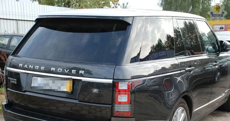 Kradziony Range Rover /Informacja prasowa