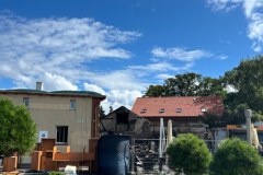 Krajobraz po pożarze w Helu