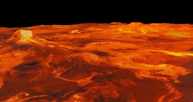 Krajobraz Wenus przypomina prawdziwe piekło /NASA