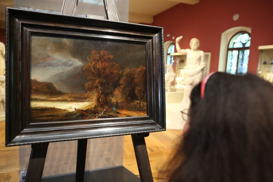 „Krajobraz z miłosiernym Samarytaninem” /Stanisław Rozpędzik /PAP