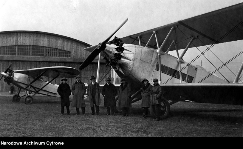 Krajowa Fabryka Samolotów "E. Plage, T. Laśkiewicz" w Lublinie, 1929 r. /Narodowe Archiwum Cyfrowe /domena publiczna
