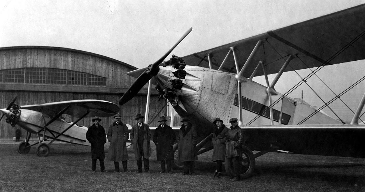 Krajowa Fabryka Samolotów "E. Plage, T. Laśkiewicz" w Lublinie, 1929 r. /Narodowe Archiwum Cyfrowe /domena publiczna