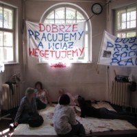 Ośmiu pracowników szpitala psychiatrycznego w Krakowie prowadzi protest głodowy