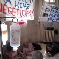 Ośmiu pracowników szpitala psychiatrycznego w Krakowie prowadzi protest głodowy