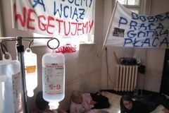 Kraków: Głodówka w szpitalu Babińskiego