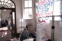 Kraków: Głodówka w szpitalu Babińskiego