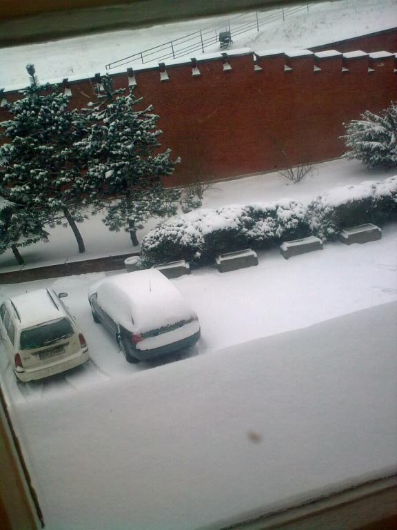 Kraków, godz. 8:45. Widok z okna naszej redakcji na Kopcu Kościuszki /Małgorzata Steckiewicz /RMF FM