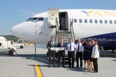 Kraków: Powitanie pierwszego samolotu z Odessy