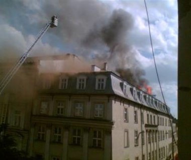 Kraków: Pożar na Rynku