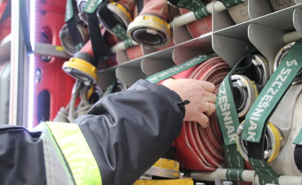 Kraków: Pożar pięciu autokarów na parkingu w centrum 