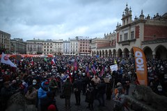 Kraków: Protest przeciwko "lex TVN" 
