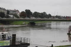 Kraków: Zalane bulwary Wiślane