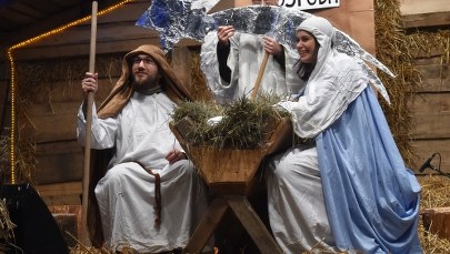 Kraków: Żywa szopka i jasełka u oo. franciszkanów